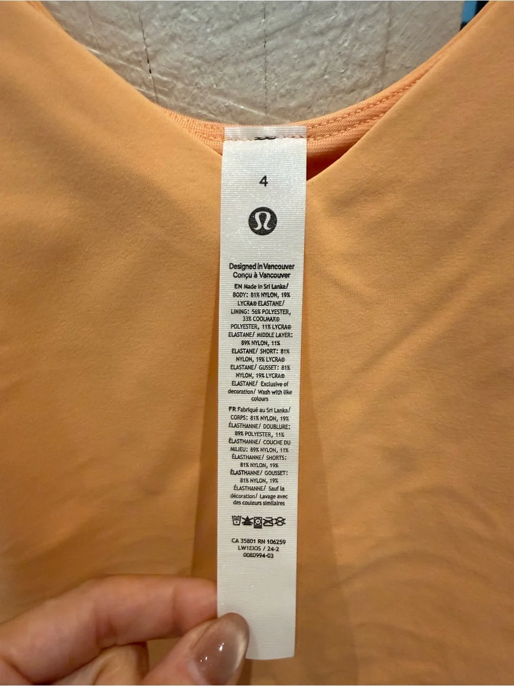 Lululemon Align Dress Sz 4